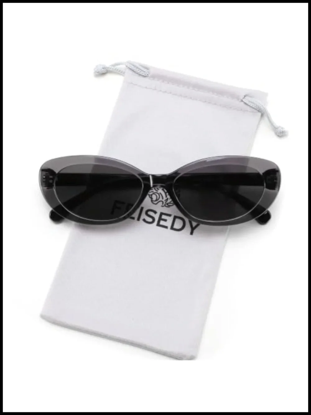Retro Oval Cat Eye Sunglasses for Women UV400 Lightweight Plastic Frame